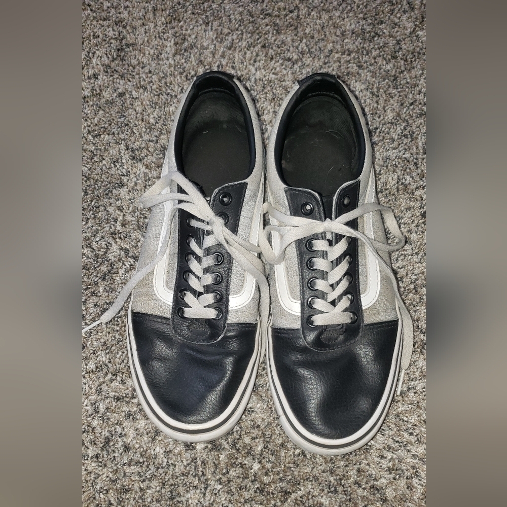 Vans| Leather and Canvas with Retro Style